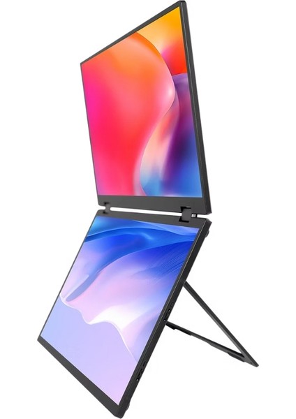 Mobil Katlanıp Taşınılabilir İkili Harici Monitör 15.6" 1080P (Full Hd)