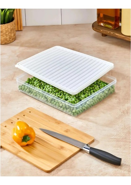 BGMT2525 4'lü Şeffaf Saklama Kabı 4x2,5 Lt Mikrodalga Buzdolabı ve Dondurucu Uyumlu düzenleyici fırsatları