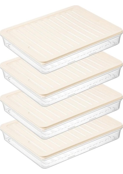 BGMT2525 4'lü Şeffaf Saklama Kabı 4x2,5 Lt Mikrodalga Buzdolabı ve Dondurucu Uyumlu düzenleyici fiyatları