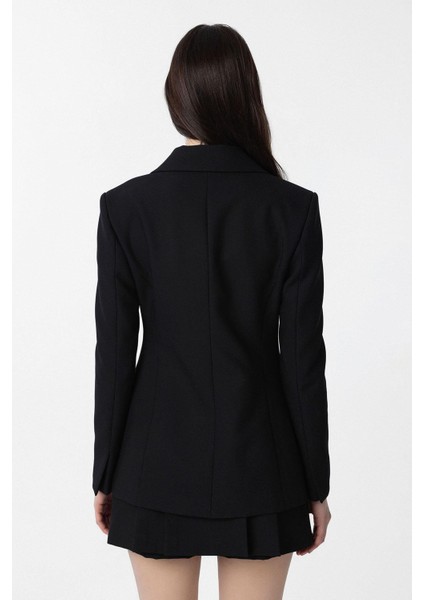 Siyah Vücuda Oturan Kadın Blazer Ceket fırsatları