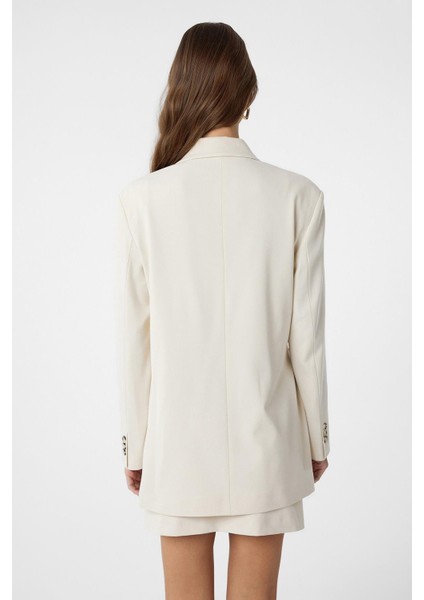 Ekru Kuşaklı Kadın Blazer indirimleri