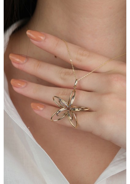 14 Ayar Altın Tasarım Kolye Ucu 512 fırsatları