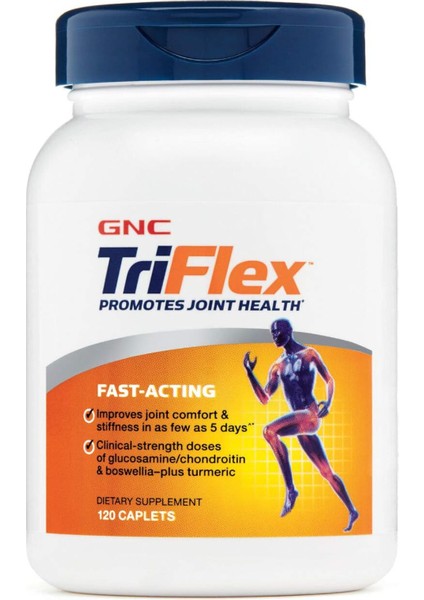 Triflex Fast-Acting Joint Clinical Strength Doses Of Glucosamine/chondroitin 120 Caplets