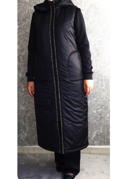 Uzun Yelek Siyah