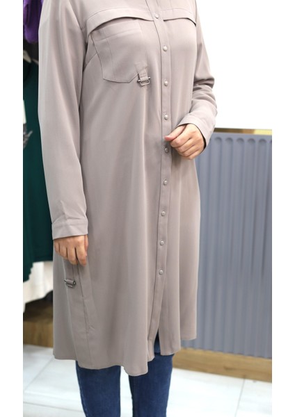 Tek Cepli Uzun Gömlek Tunik modelleri