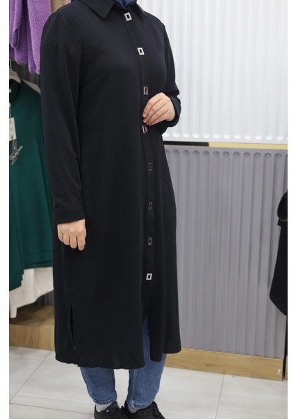 Krep Uzun Tunik modelleri