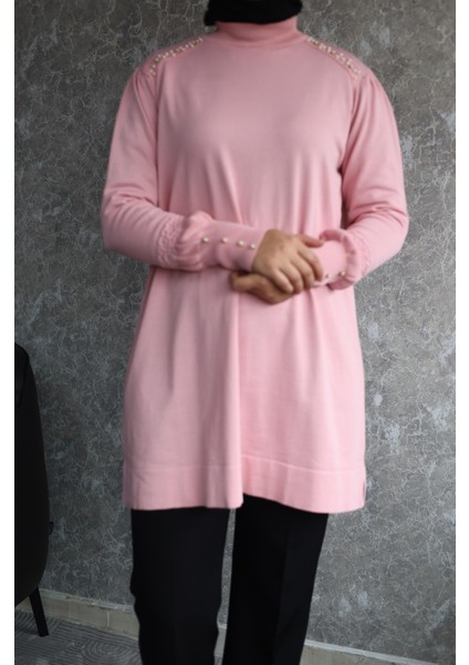 Triko Tunik Mavi