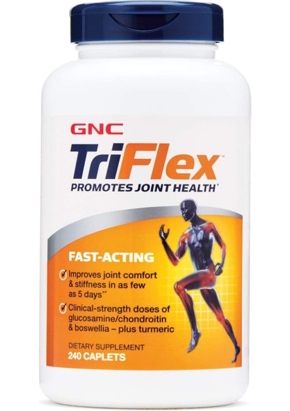 Triflex Fast-Acting Joint Clinical Strength Doses Of Glucosamine/chondroitin 240 Caplets