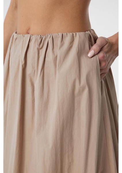 Vizon Kadın Balon Midi Etek modelleri