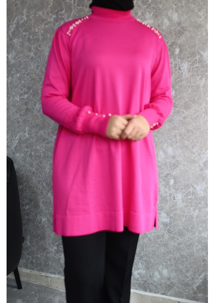Triko Tunik Mavi