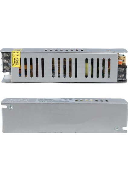ALN-M1205S 12 Volt 5 Amper Slim Metal Kasa Adaptör 160X40X35MM