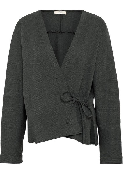 Haki Bağlamalı Kimono Kadın Gömlek indirimleri