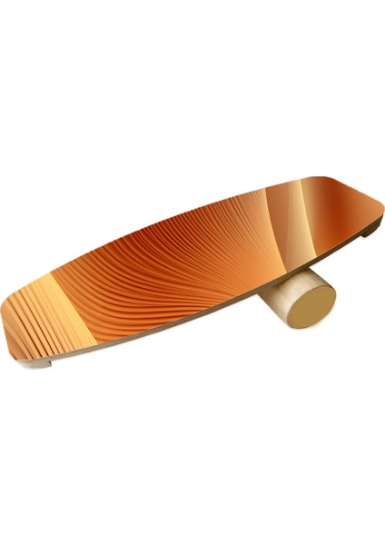 Ahşap Baskılı Denge Tahtası Rocket Balance Board Rocket Gym Board