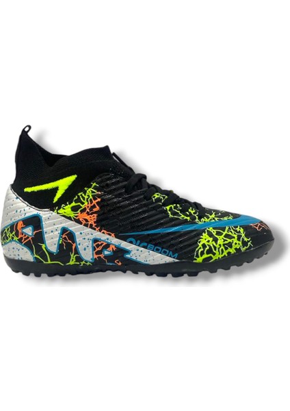 600-25 Çoraplı Halı Saha Krampon Siyah Sarı Mavi fiyatları