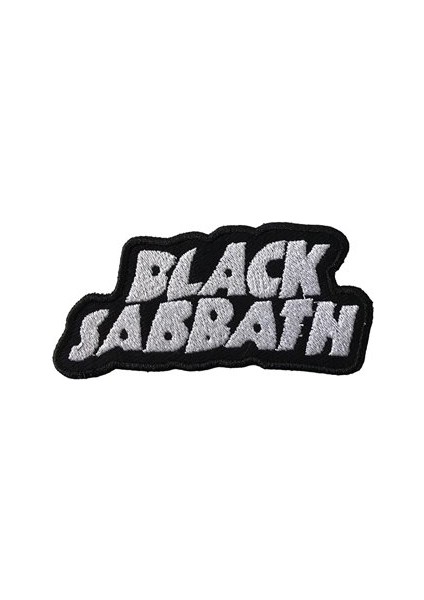 Black Sabbath White Patch Yama Nakış
