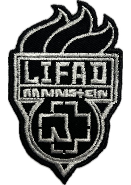 Rammstein Lifad Patch Yama Nakış