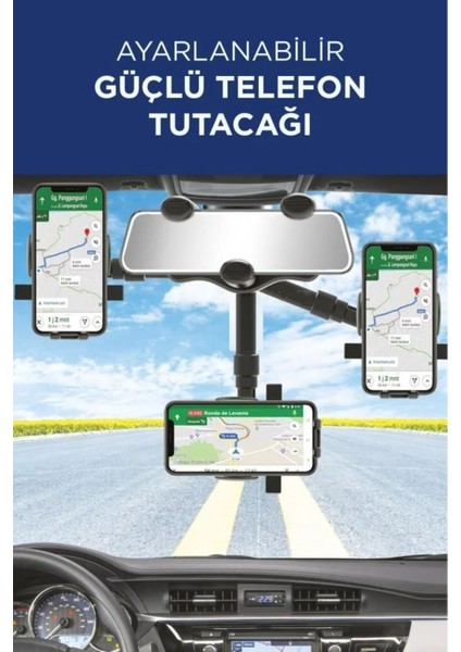 Araç Içi Dikiz Aynası Telefon Tutucu Çok Amaçlı Koltuk Arkası Telefon Tutacağı fiyatları