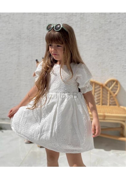 Kızçocukfiyonk Detaylı Fisto Elbise Ket Baby HPN002