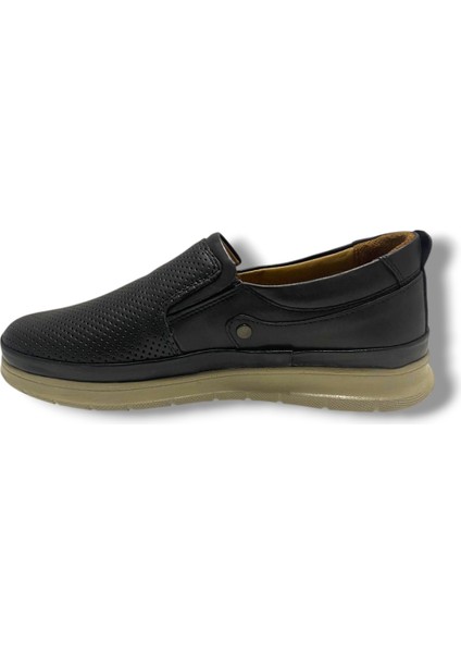 R702-25 Deri Anatomik Jel Topuk Lastikli Erkek Ayakkabı modelleri