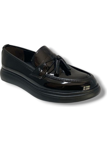 4325-25 Rugan Püsküllü Anatomik Erkek Çocuk Ayakkabı