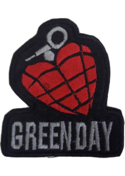 Green Day Logo Patch Yama Nakış