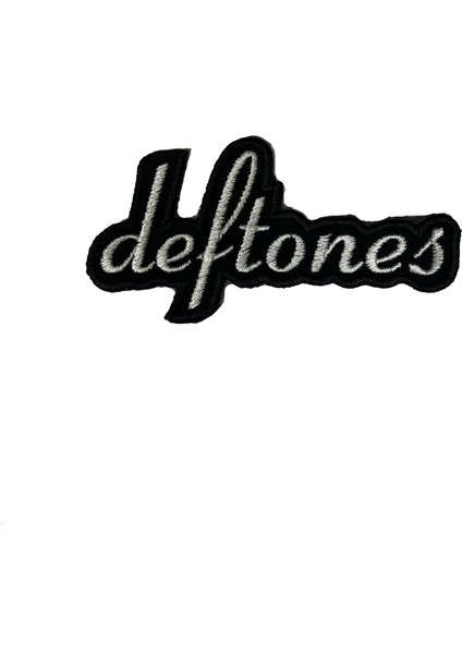 Deftones Logo Patch Yama Nakış