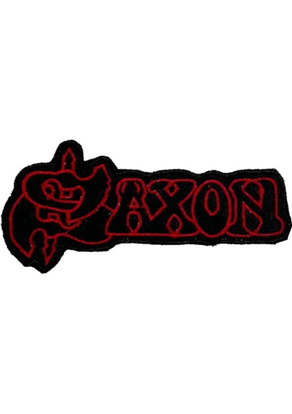 Saxon Text Patch Yama Nakış