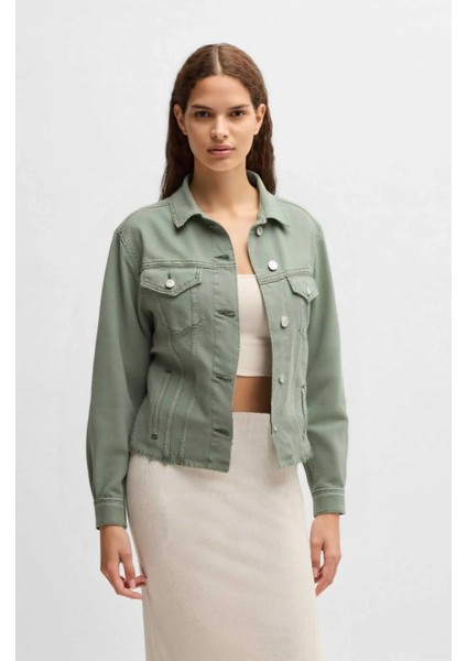 Yeşil Denim Ceket
