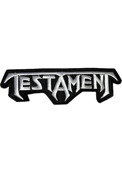 Testament Logo Patch Yama Nakış