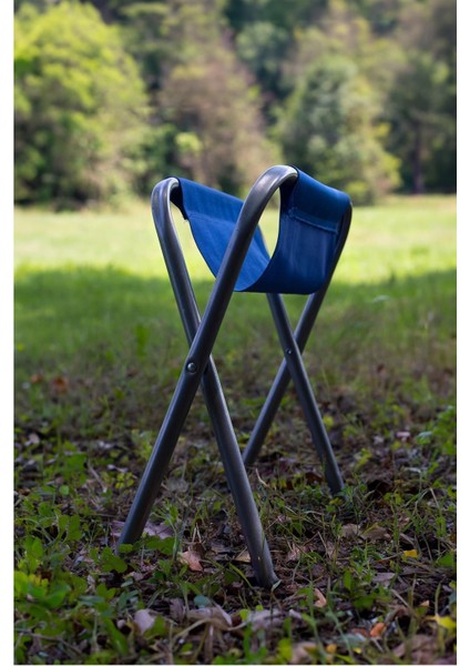 Tabure 3 Adet-Katlanır Balıkçı Taburesi, Kamp Taburesi, Piknik Taburesi, Kamp Sandalyesi-Mavi fırsatları