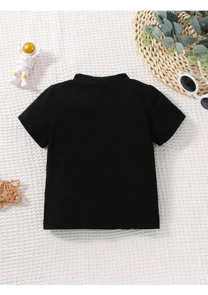 Astronot Balon Gezegen Baskılı Oversize Unisex T-Shirt fırsatları