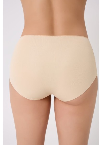 Kadın Yüksek Bel Dikişsiz Lazer Kesim Külot (Beli Lastikli) 3'lü Set