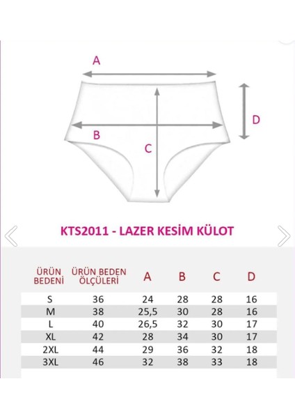Kadın Yüksek Bel Dikişsiz Lazer Kesim Külot (Beli Lastikli) 3'lü Set