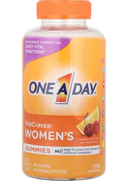 Women's Vitacraves Multivitamin/multimineral Supplement 170 Gummies