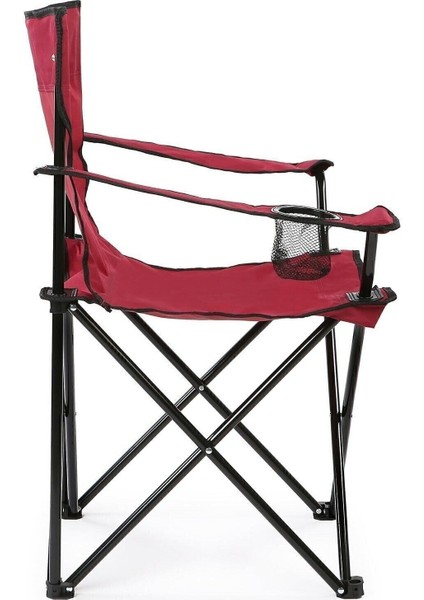 Bordo Katlanabilir Kamp Sandalyesi Piknik Sandalyesi Plaj Sandalyesi Taşıma Çantalı fiyatları