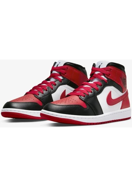 Air Jordan 1 Mid Alternate Bred Toe Sneaker BQ6472-079