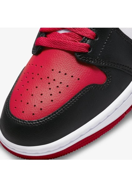 Air Jordan 1 Mid Alternate Bred Toe Sneaker BQ6472-079