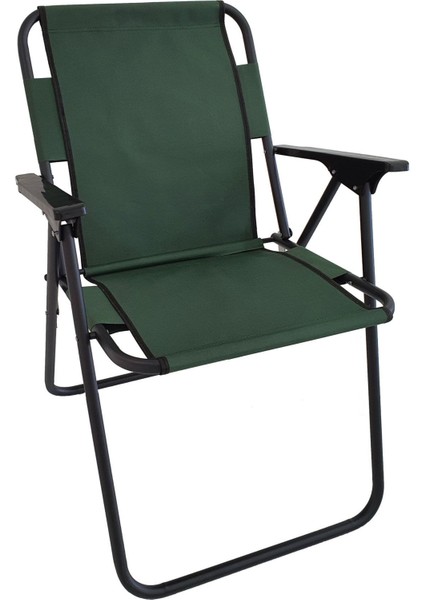 Kamp Sandalyesi Katlanır Sandalye Piknik Sandalyesi Plaj Sandalyesi Yeşil