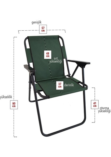 Kamp Sandalyesi Katlanır Sandalye Piknik Sandalyesi Plaj Sandalyesi Yeşil modelleri