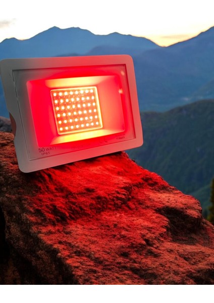 50 W LED Projektör Kırmızı, Dış ve Iç Mekan modelleri