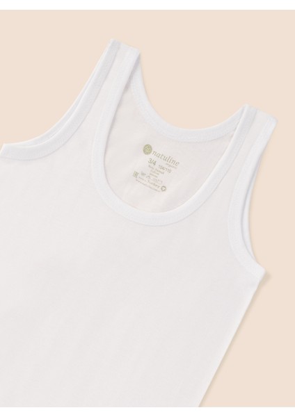 Erkek Çocuk Organik Pamuk Penye Atlet 3'lü Paket modelleri