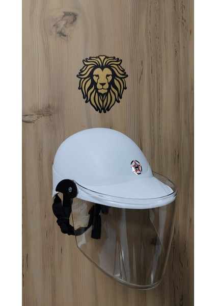 -Leos Motor-Jokey Kask-Camlı Model-Beyaz Renk-Yerli Üretim- modelleri