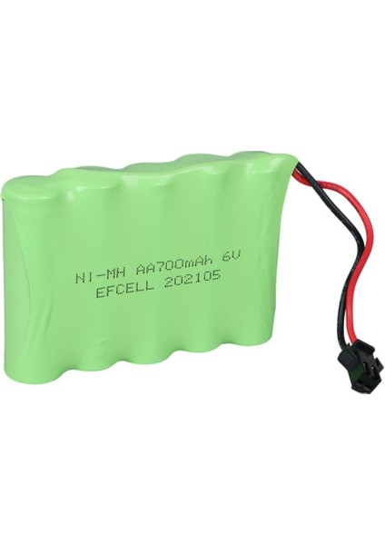 EF-60700S 6 Volt 700 Mah Ni-Mh Şarj Edilebilir Aa 5'li Grup Oyuncak Pili (202105)