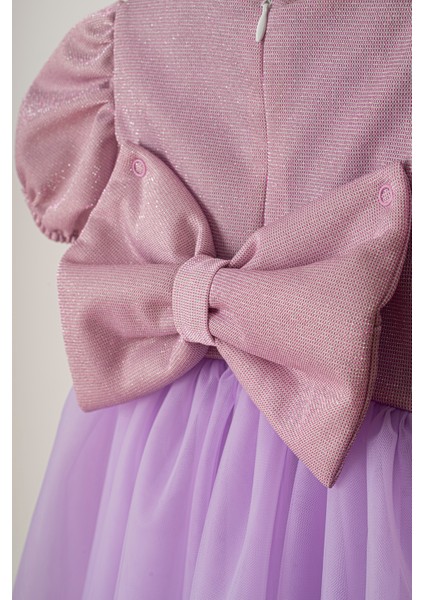 Kız Çocuk Balon Kol Elbise Ketbaby HPN004 indirimleri