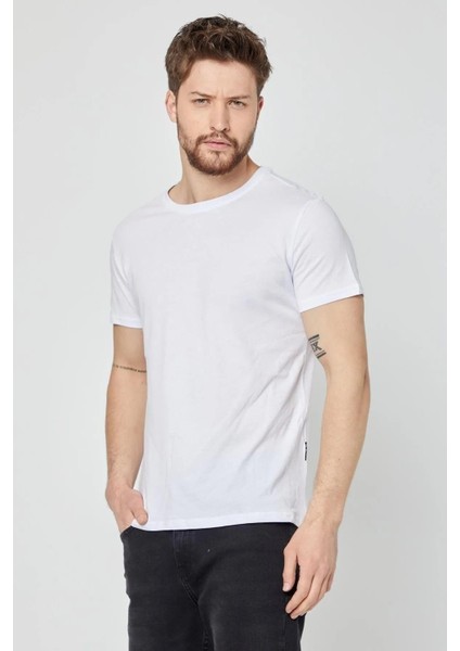 Erkek Çok Renkli T- Shirt Regular Fit Rahat Kesim Bisiklet Yaka 5'li Basic Tişört Paketi modelleri