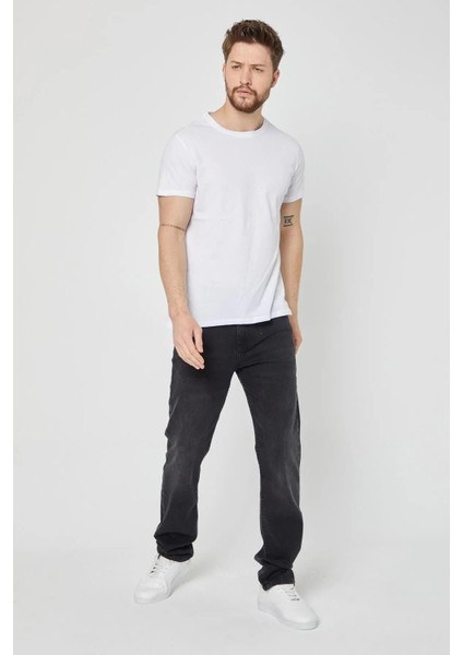 Erkek Çok Renkli T- Shirt Regular Fit Rahat Kesim Bisiklet Yaka 5'li Basic Tişört Paketi indirimleri