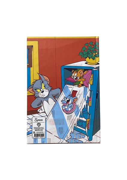 Tom & Jerry Angry Tom Sert Kapak Çizgili Defter
