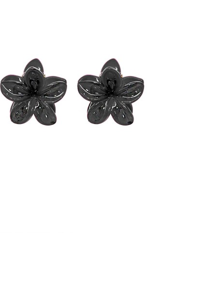 Mini Hibiscus Lüks Asetat Çiçek Mandal Toka Mini Boy 2'li Paket