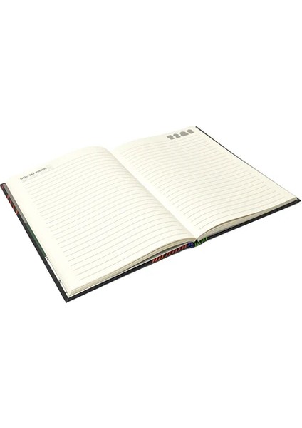 South Park Silhoutte Sert Kapak Çizgili Defter