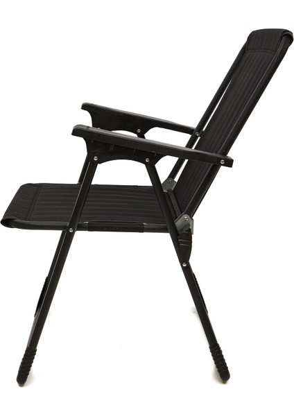 Natura 3 Adet Kamp Sandalyesi Katlanır Piknik Sandalye Dikdörtgen Bardaklıklı Siyah modelleri